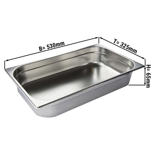 Gastronorm container GN 1\1 h 65mm  Altezoro