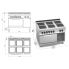 Electric stove 6-burner Bertos E7PQ6M