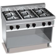 Plynový sporák Bertos G7F6M stacionární 6 hořáků