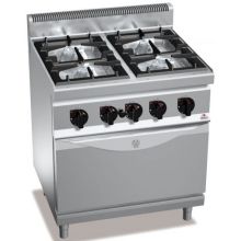 Plynový sporák Bertos G7F4+FG1 4-horák s rúrou (4 kW)