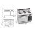 Electric stove Bertos E7P6+FE1