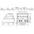 Refrigerated display case Unis Kentuki Cold 2xGN 1/1