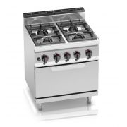 Gas stove Bertos G7F4+FG 4-burner with oven (7.8 kW)