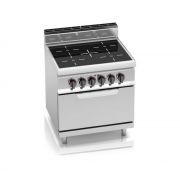 Sklokeramická varná deska Bertos E7P4/VTR+FE 4 hořáková s troubou 7,5 kW