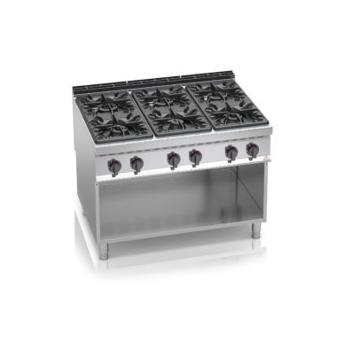 Gas stove Bertos G9F6M 6-burner