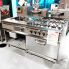 Gas stove Bertos G9F6+FE 6-burner with electric oven