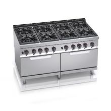 Gas stove Bertos G9F8+2FG 8-burner with oven (7.8 kW)