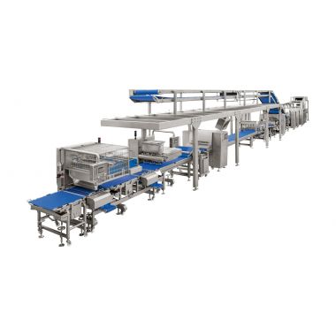 Linka na výrobu ciabatty, bagiet, pizze CANOL