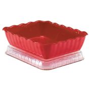 Salad bowl plastic rectangular Cambro DC10