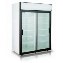 Refrigerated cabinet Polair DM110Sd-S 2 glass doors