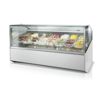 Ice cream display case ISA Super GelatoShow