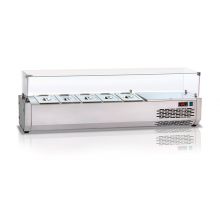 Refrigerated display case flat glass Tecnodom VR 4180 VD