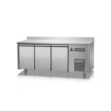 Refrigerated table with side Tecnodom TF 03 MID 60 AL 3 doors