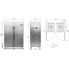 Chladicí skříň Coldline Master A140/2M GN2/1 2 dvíř
