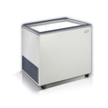 Trubicový mrazák rovný výklopný skleněný Crystal EKTOR 26 HGL