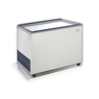 Trubicový mrazák rovný výklopný skleněný Crystal EKTOR 36 HGL