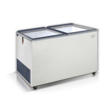 Chest freezer straight hinged glass Crystal EKTOR 46 HGL