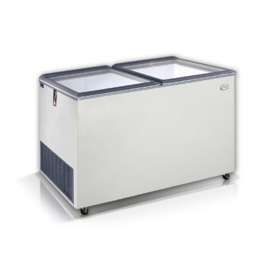 Trubicový mrazák rovný výklopný skleněný Crystal EKTOR 46 HGL