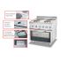 Electric stove STALGAST 9716000