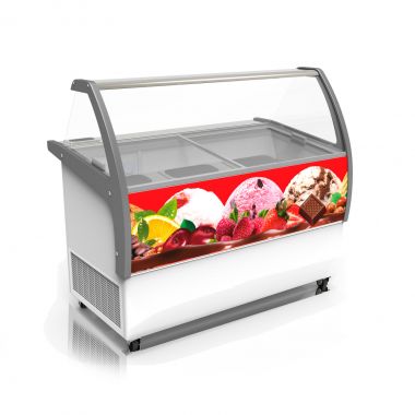 Soft serve ice cream display case Crystal VENUS ELEGANTE 56