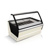 Soft serve ice cream display case Crystal OPTIMUS 16
