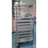Trolley for rotary oven 12 levels under hook