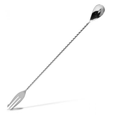 Bar spoon spiral with fork Empire 2528