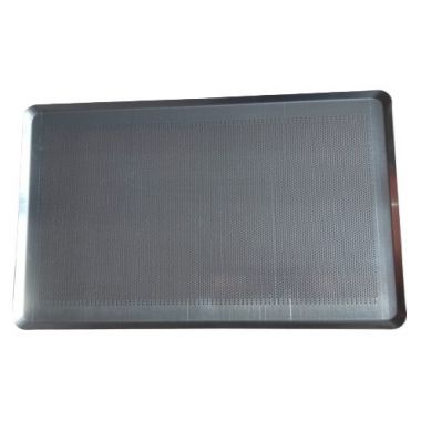 Perforated aluminum baking tray 32.5x53 cm Bassanina FGN1/1V