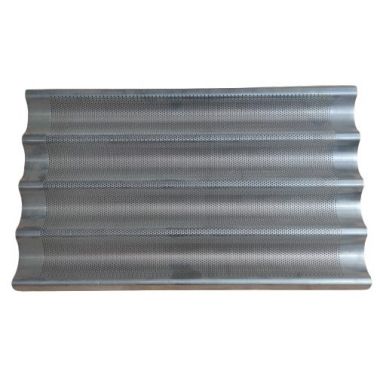 Plech na pečení bageta 4 vlny 32,5x53 cm Bassanina F3346