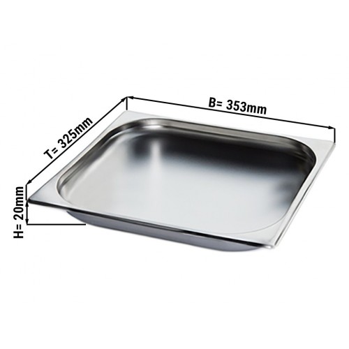 Gastronorm containers GN 2\3 h 20mm Altezoro 